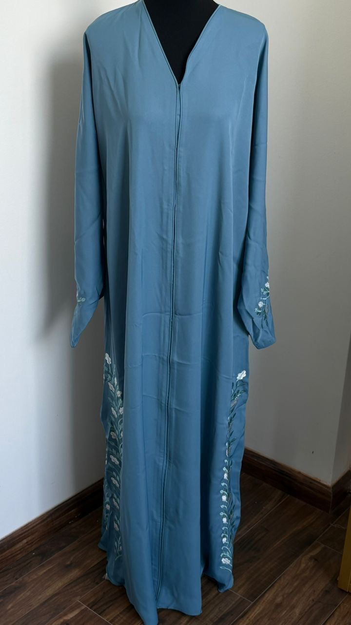 Haneda Abaya in Sky Blue