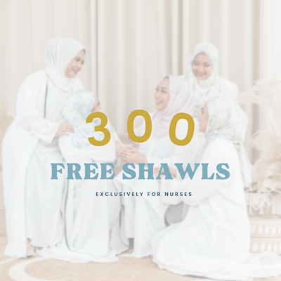300 Free Shawls for Nurses