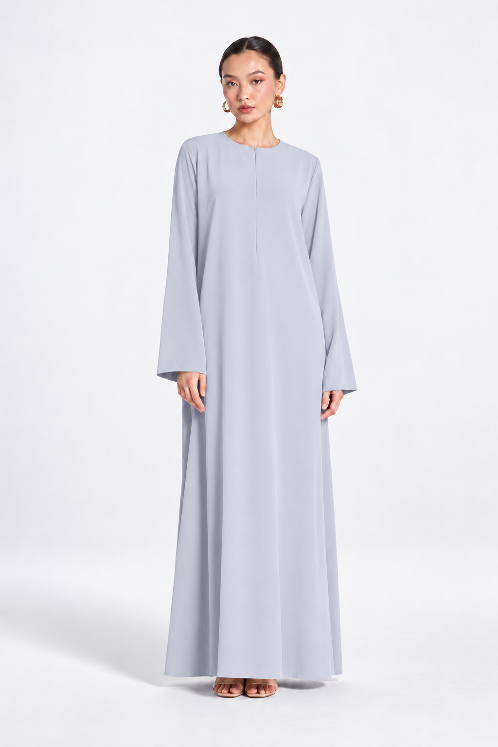 Basic Nidha Abaya Inner in Light Grey