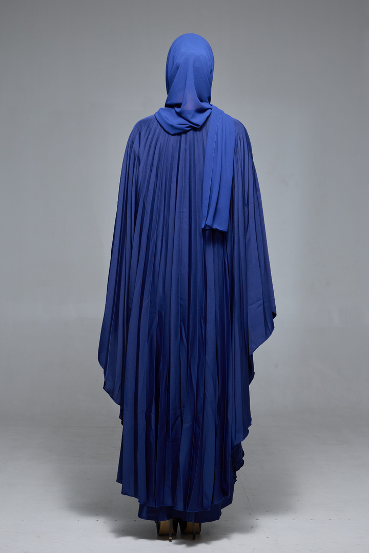 Delia Abaya in Navy