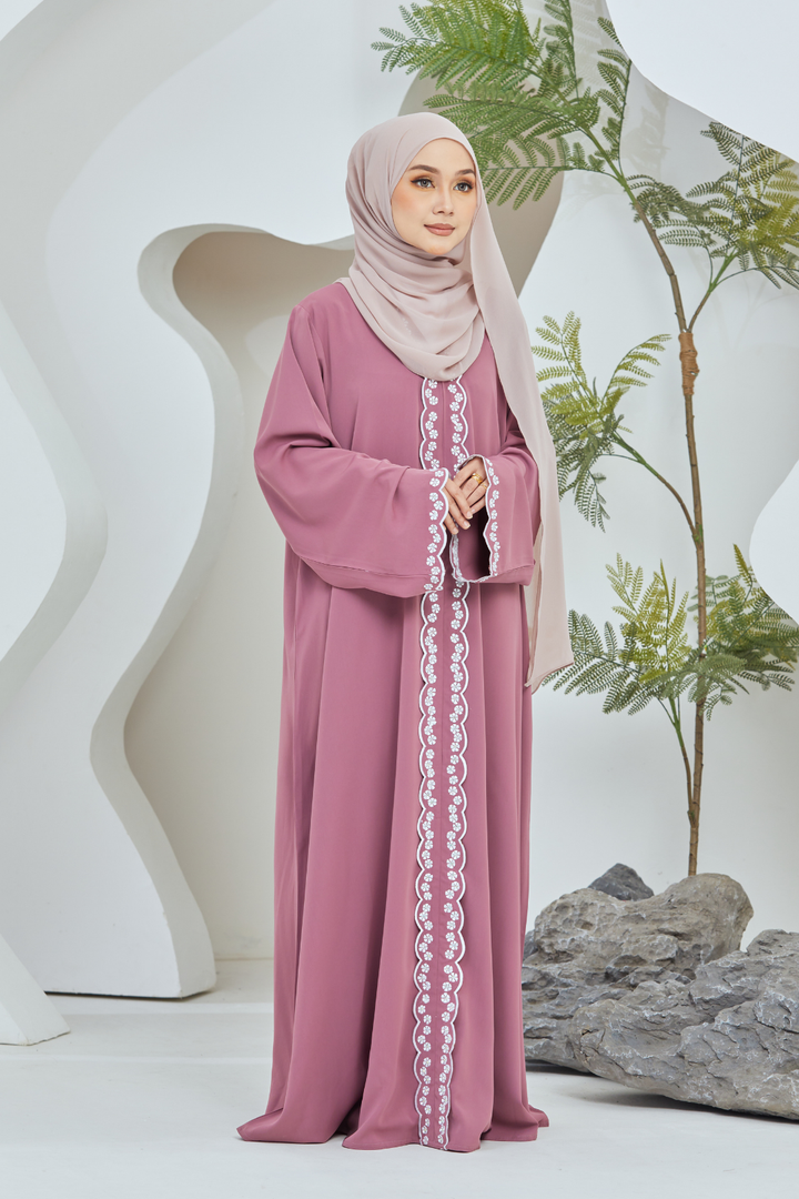 Sabreen Abaya in Mauve