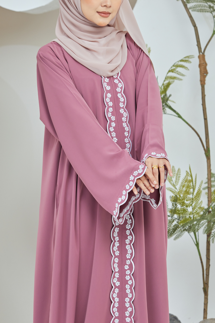 Sabreen Abaya in Mauve