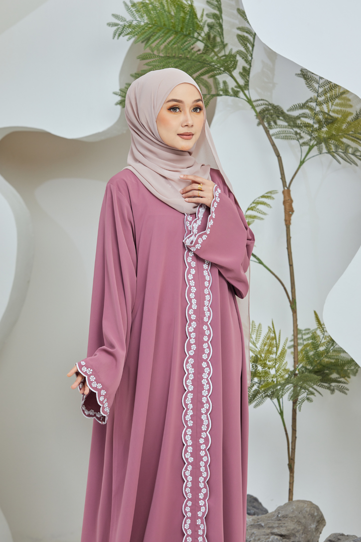 Sabreen Abaya in Mauve