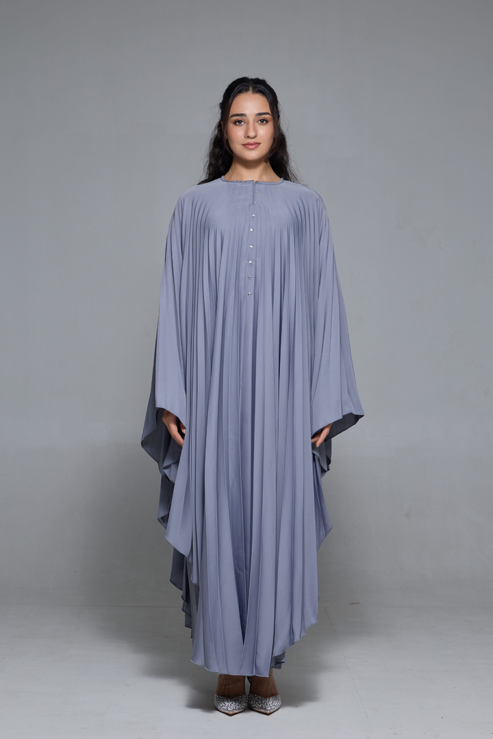 Delia Abaya in Light Grey