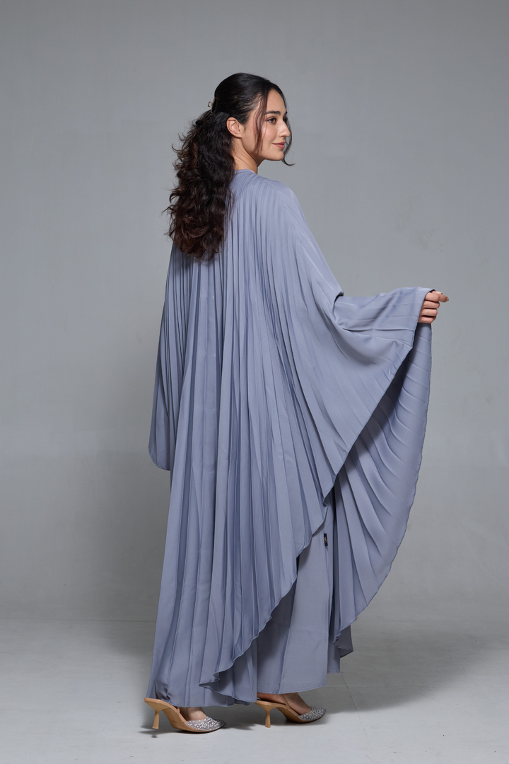 Delia Abaya in Light Grey