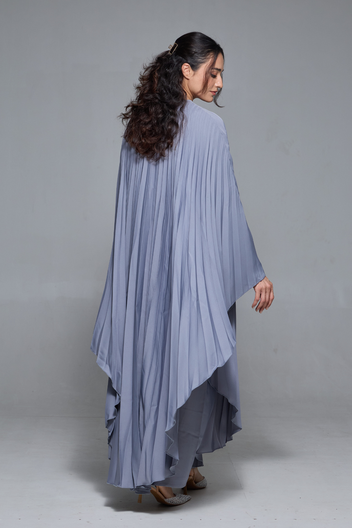 Delia Abaya in Light Grey