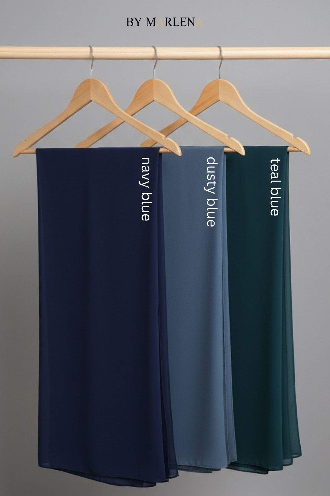 Leya Curved Tie Back Korean Chiffon Shawl