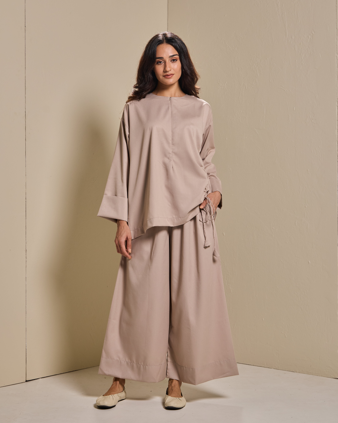 PO: Ziyana Pants Set in Sand