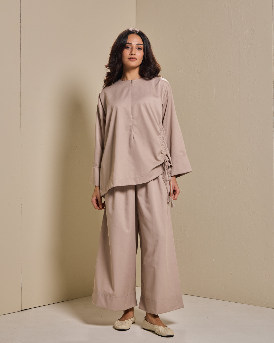 PO: Ziyana Pants Set in Sand