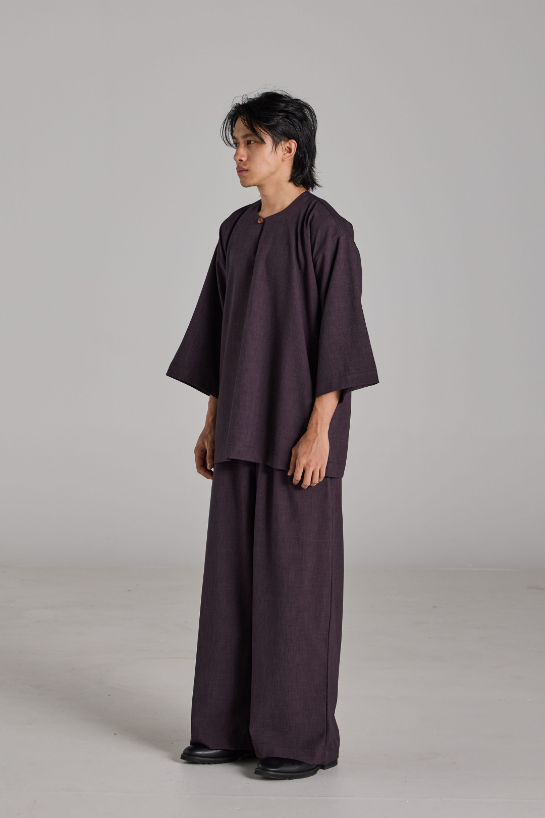 Bentara Baju Melayu in Dark Purple
