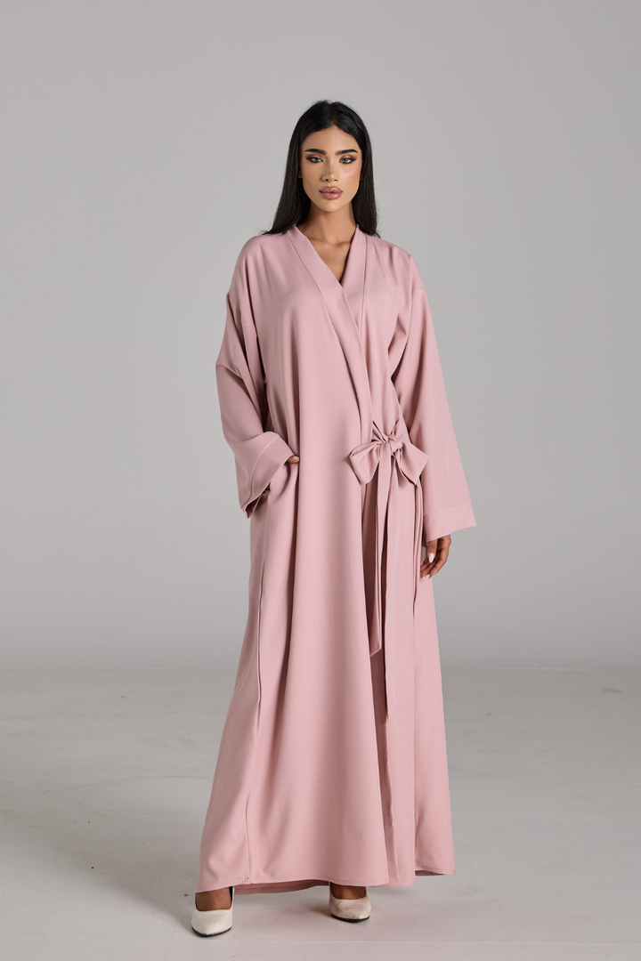 Taline Abaya in Rose Pink