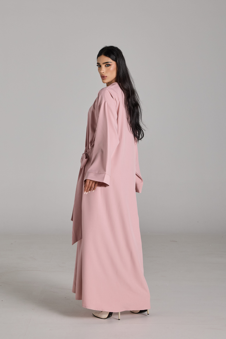 Taline Abaya in Rose Pink