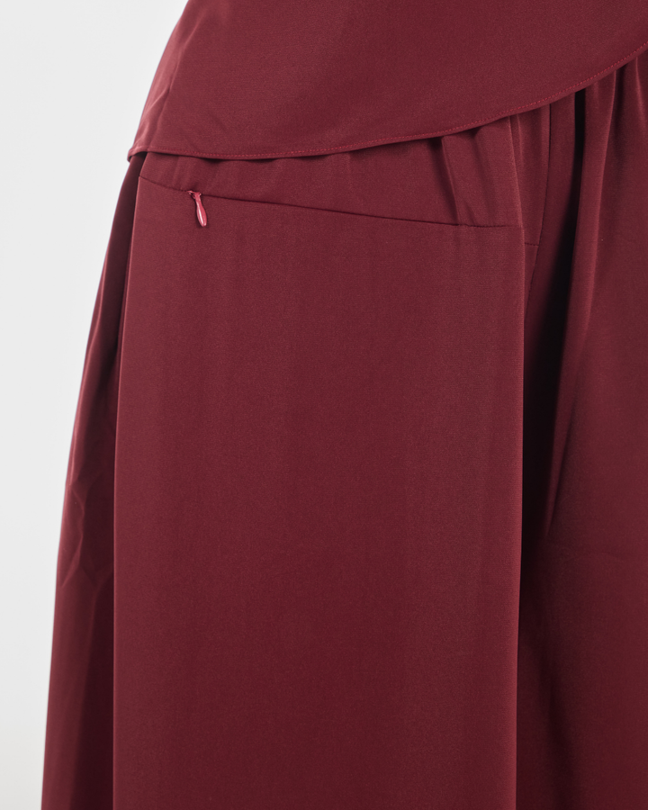 PO: Hajar Pantsuit in Maroon