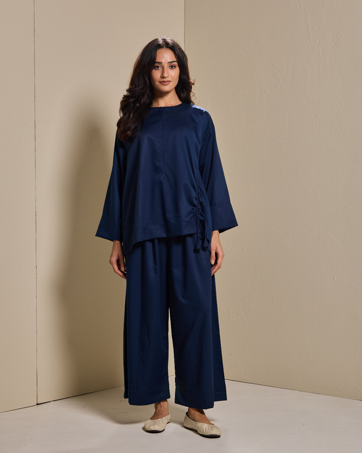 PO: Ziyana Pants Set in Navy