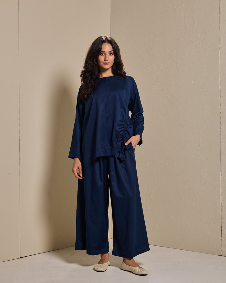 PO: Ziyana Pants Set in Navy