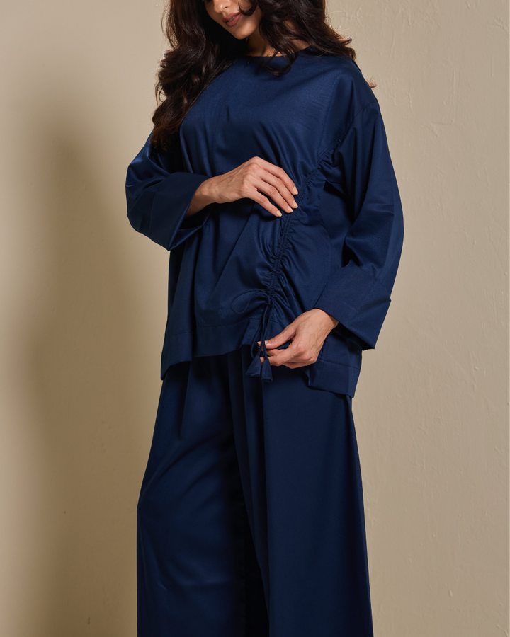 PO: Ziyana Pants Set in Navy