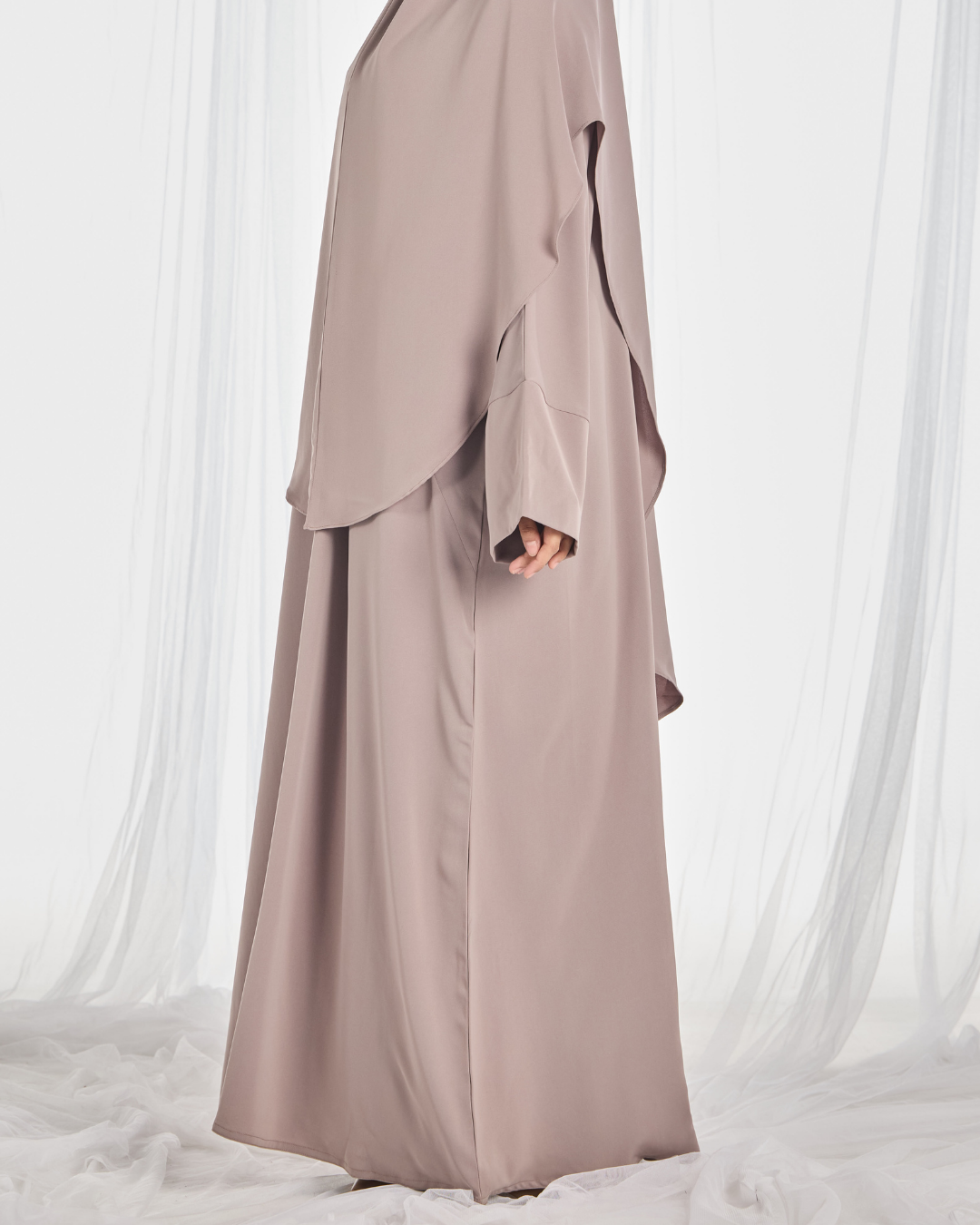 PO II : Safa Khimar Umrah Set in Taupe