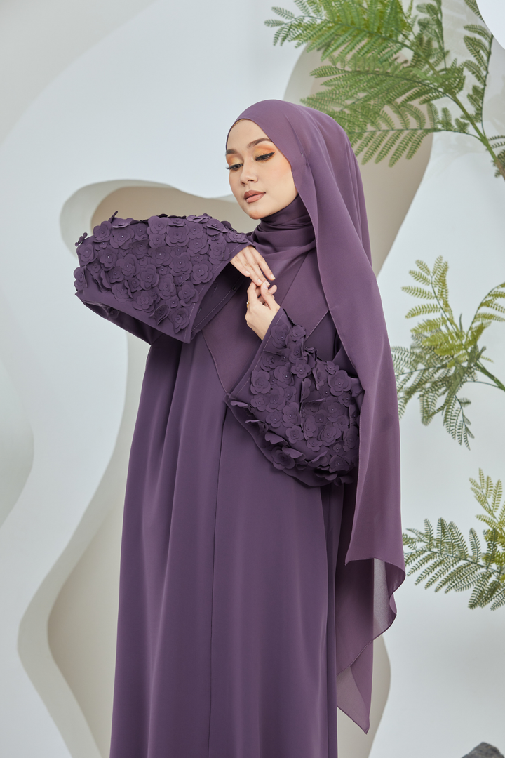Diana Abaya in Dark Purple
