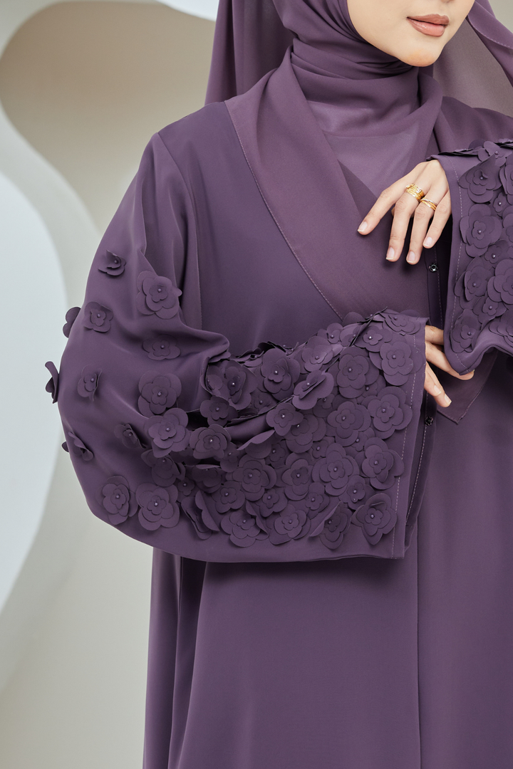 Diana Abaya in Dark Purple