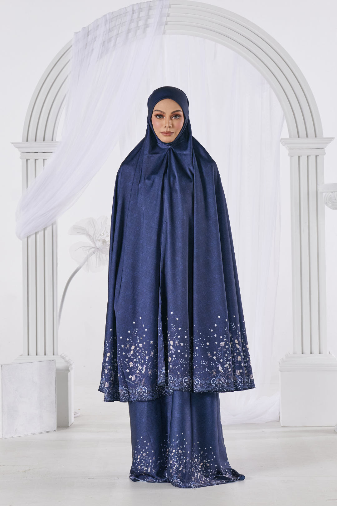 Telekung Bangsawan in Purple Medium