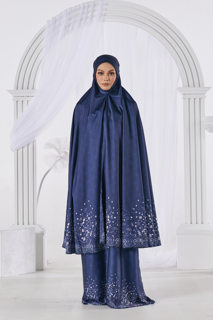 Telekung Bangsawan in Purple Medium