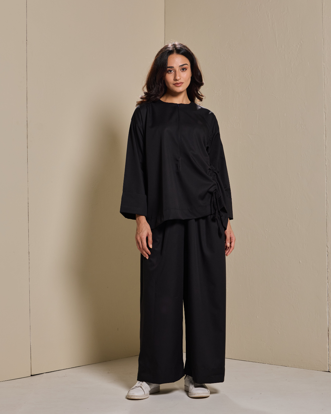 PO: Ziyana Pants Set in Black