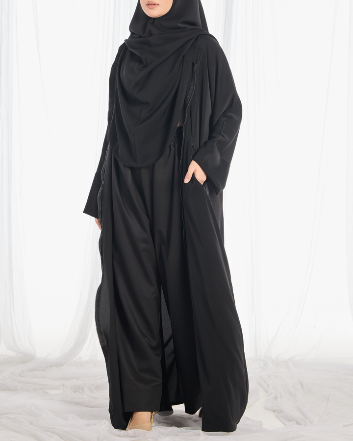 PO: Safa Khimar Umrah Set in Black