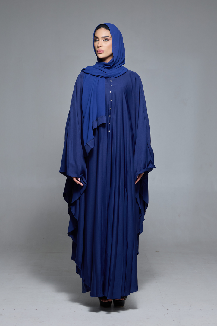 Delia Abaya in Navy