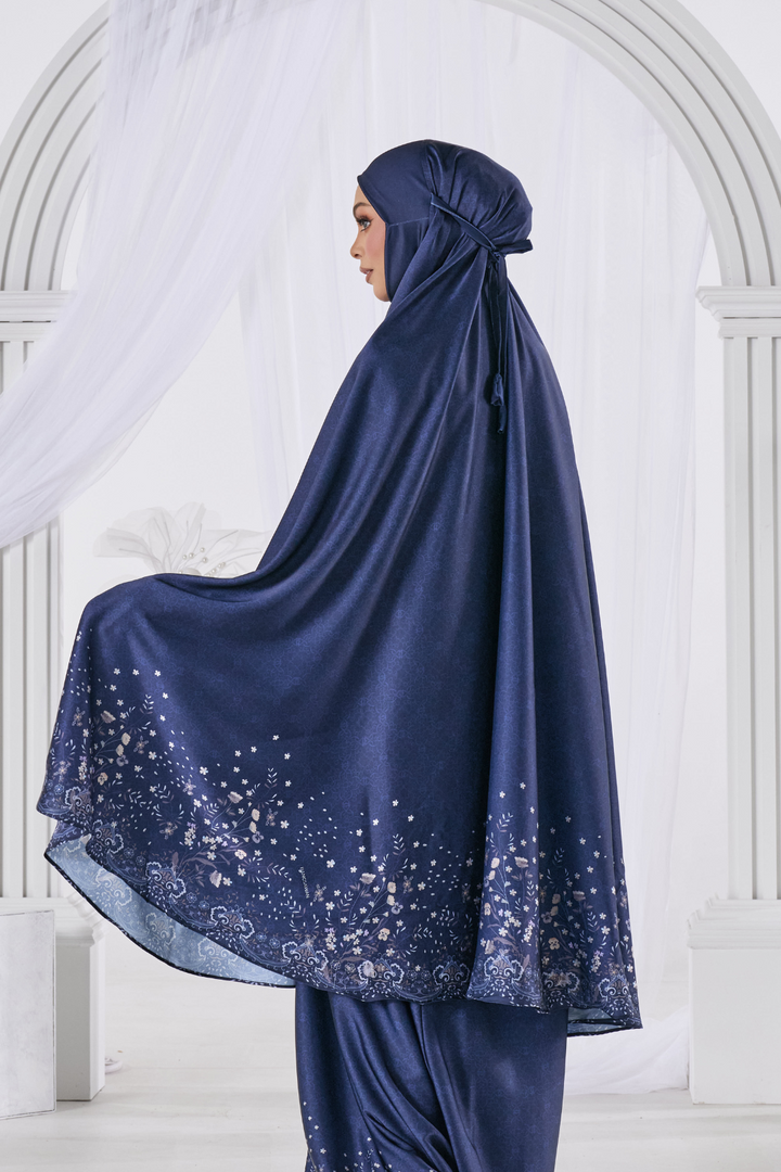 Telekung Bangsawan in Purple Medium