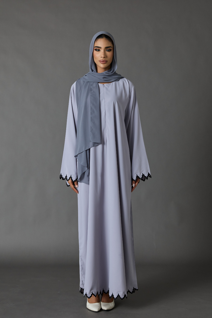 Elysia Abaya in Grey