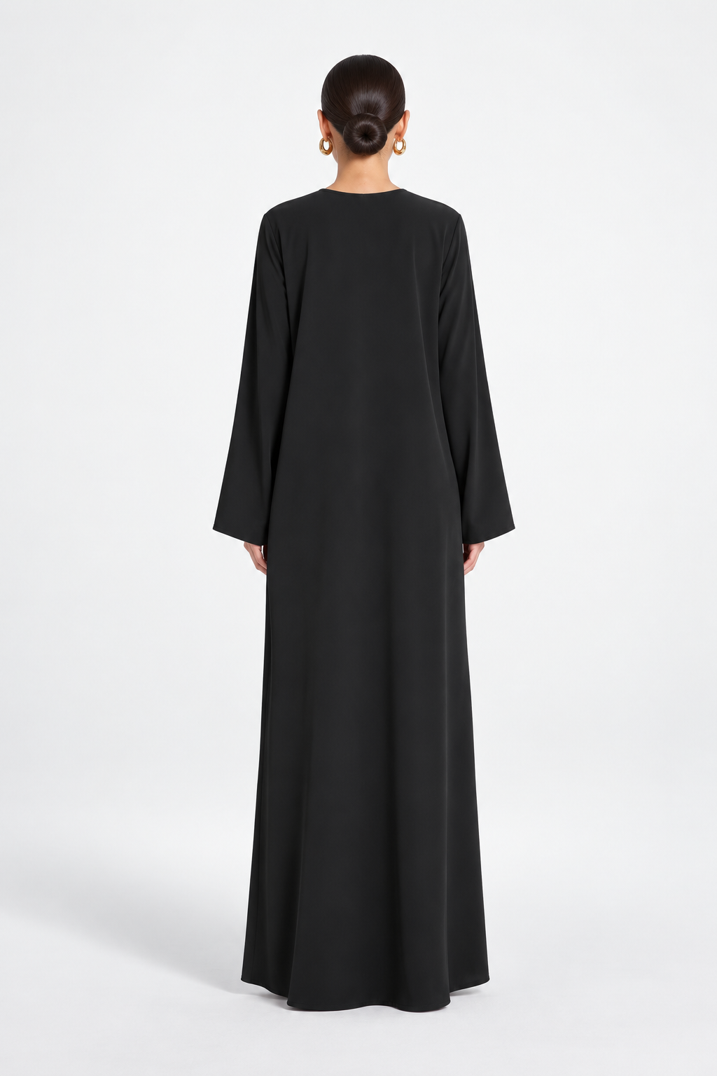 Basic Nidha Abaya Inner in Black