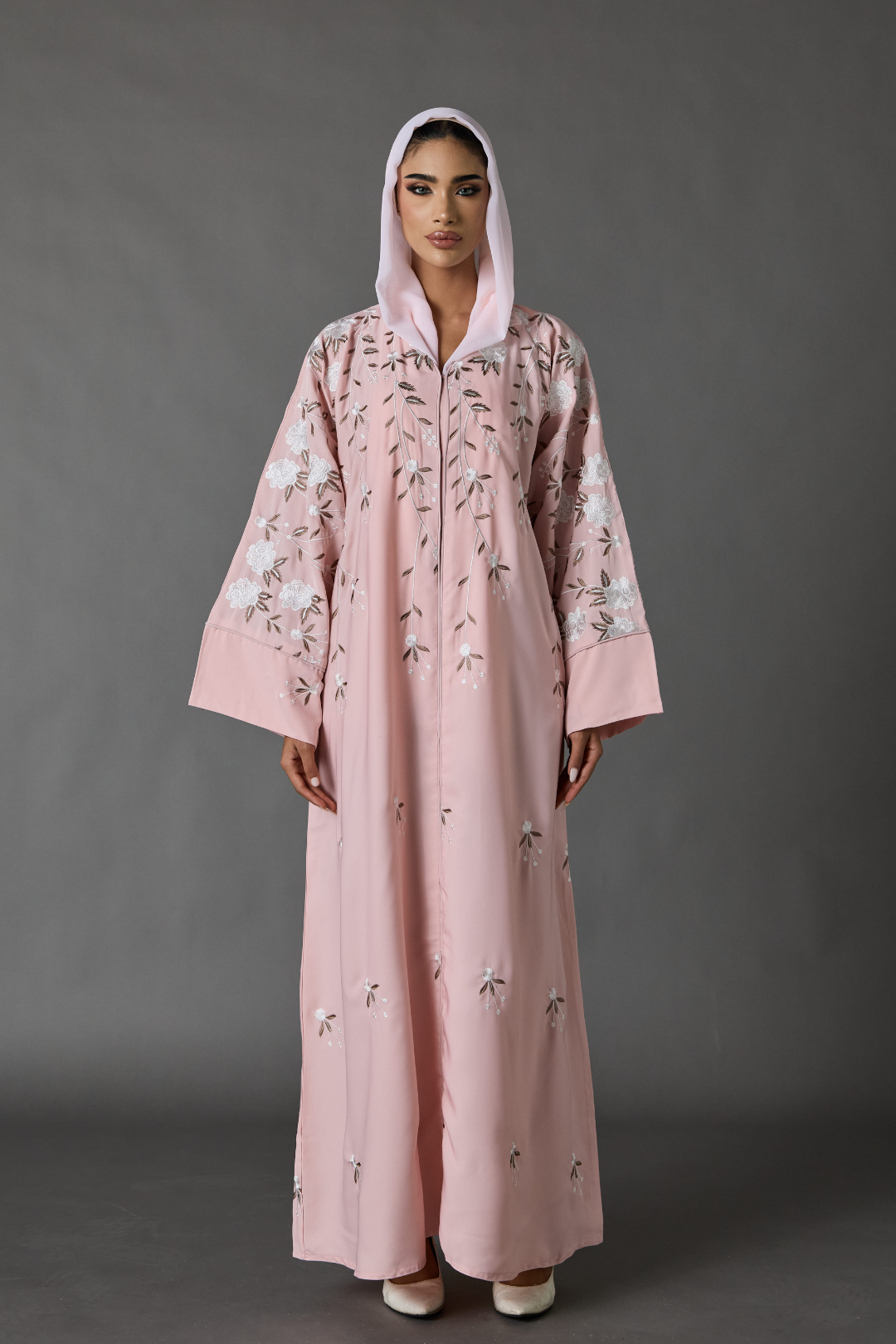 Hilya Abaya in Pink