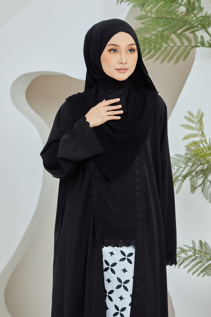 Ayesha Kebaya in Black