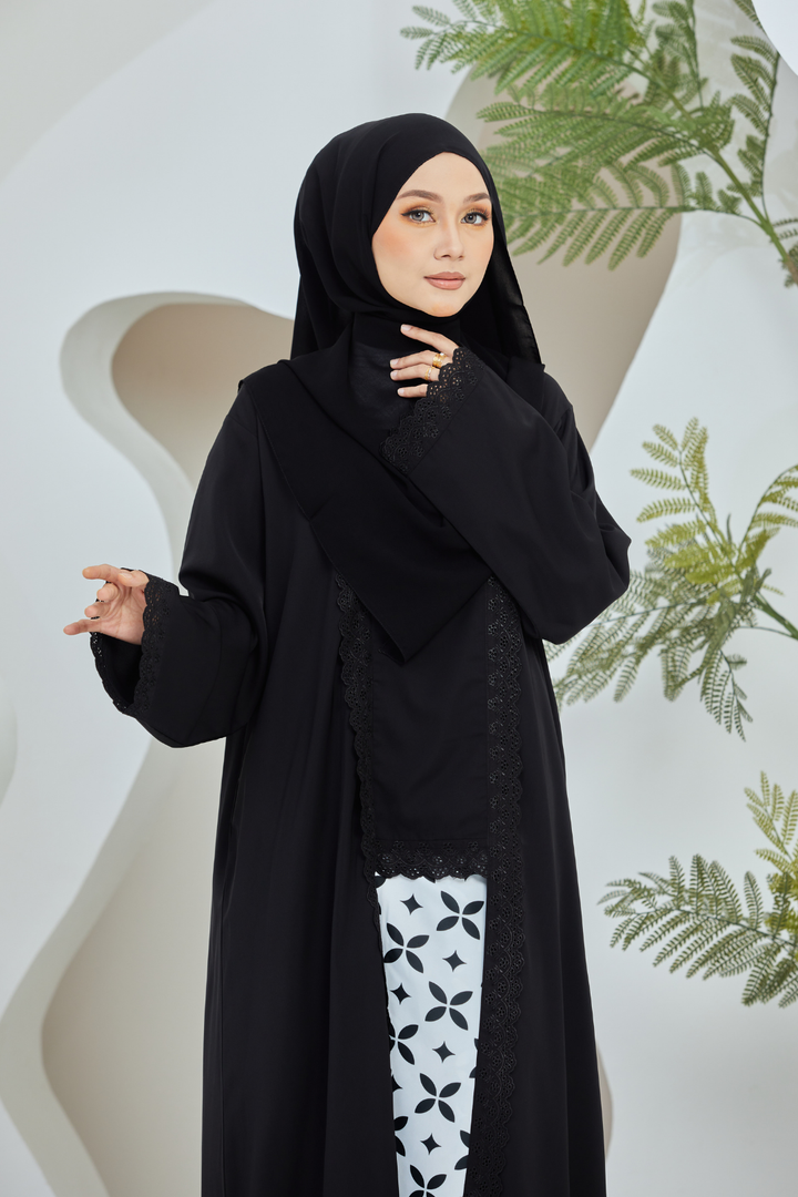 Ayesha Kebaya in Black