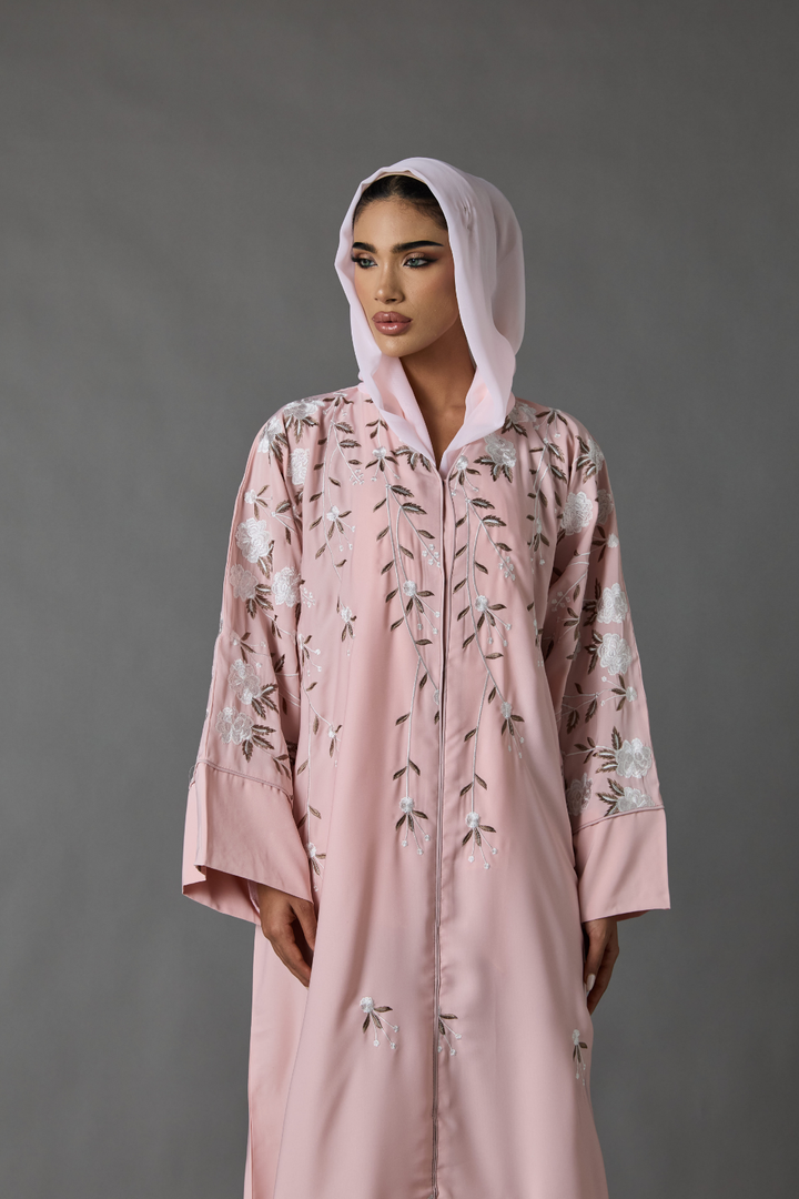 Hilya Abaya in Pink