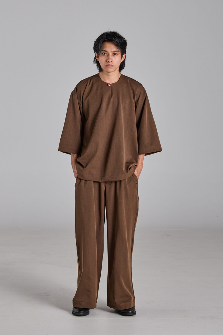 Bentara Baju Melayu  in Chestnut Brown