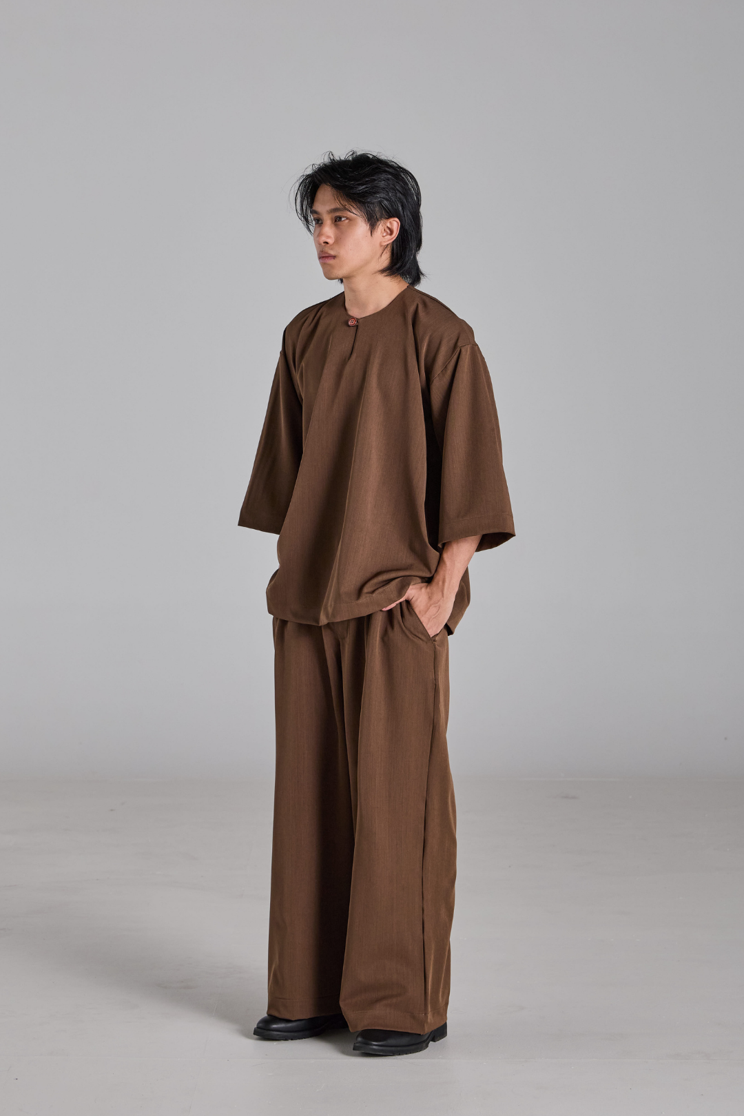 Bentara Baju Melayu  in Chestnut Brown
