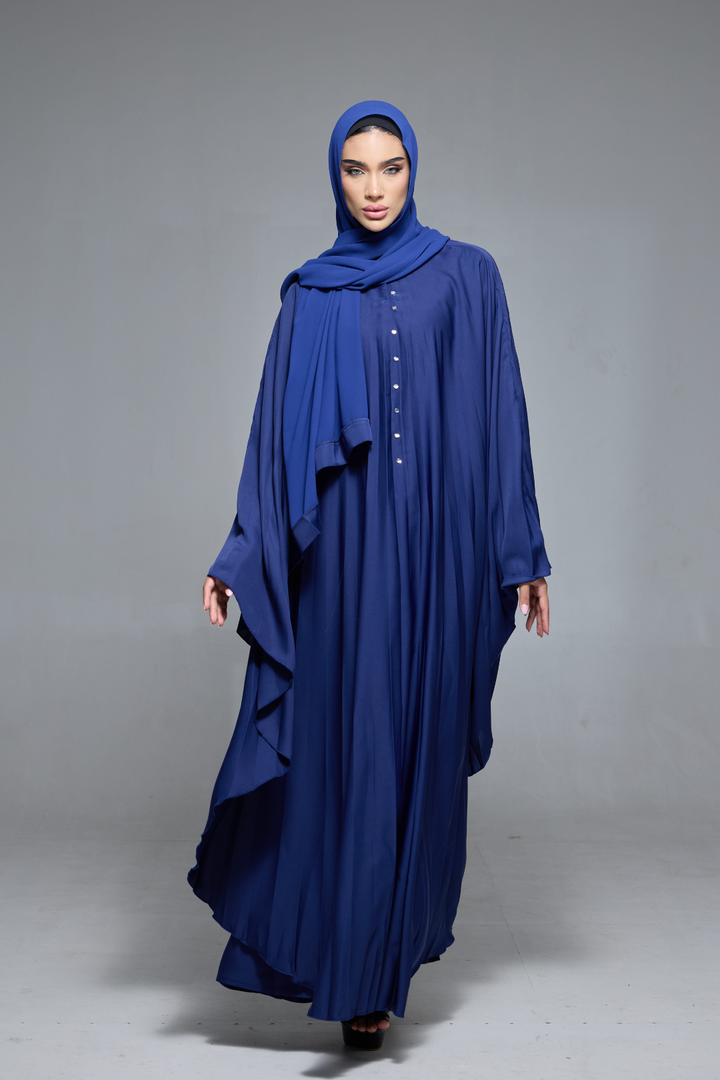 Delia Abaya in Navy