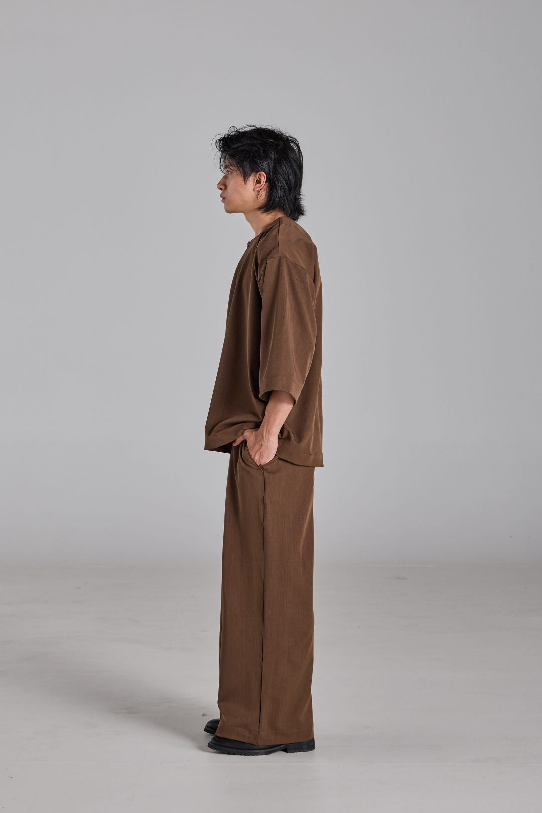 Bentara Baju Melayu  in Chestnut Brown