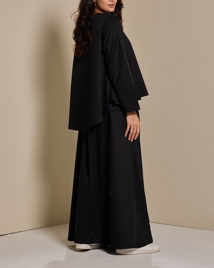 PO:Maya Skirt Set in Black