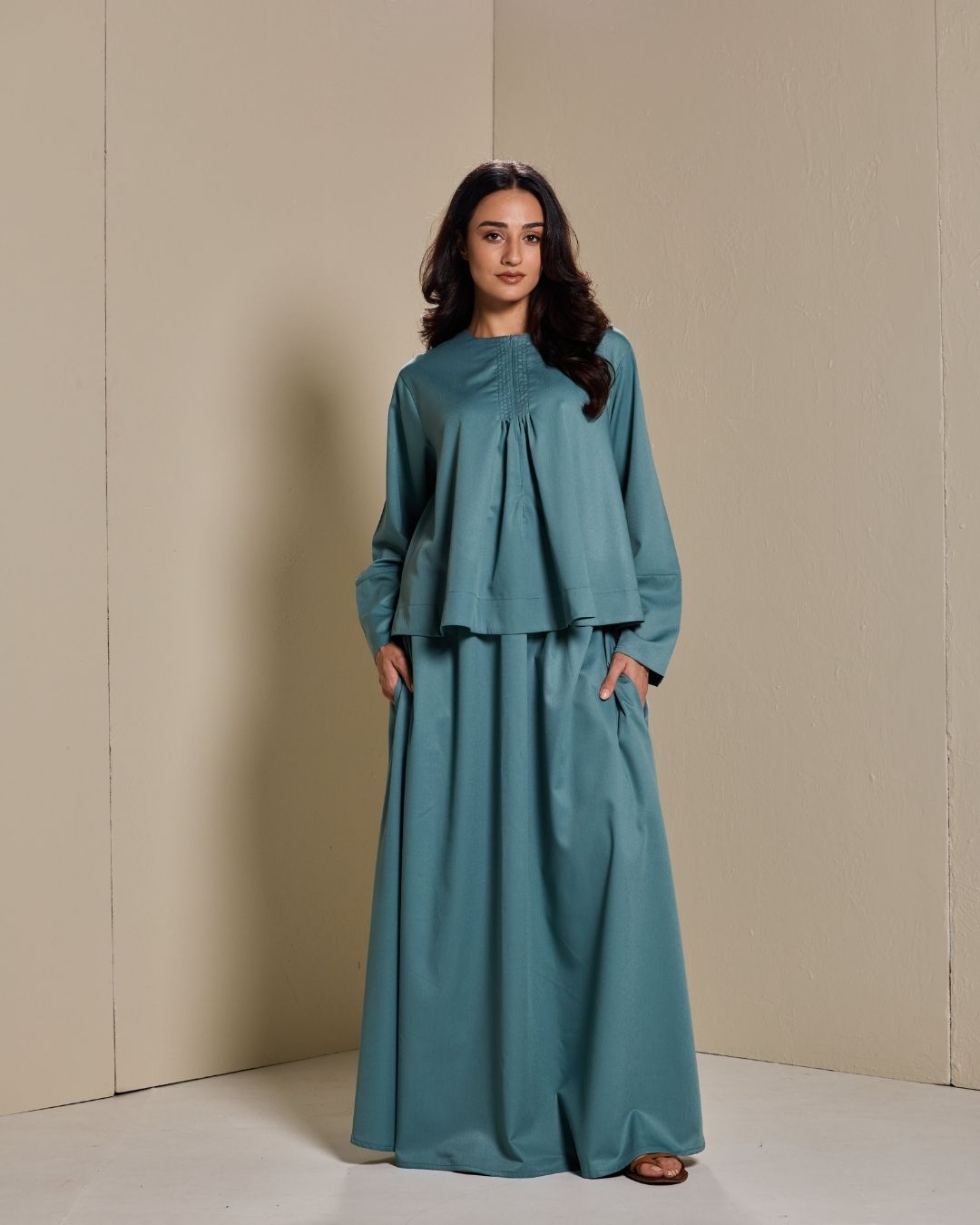 PO:Maya Skirt Set in Coastal Blue