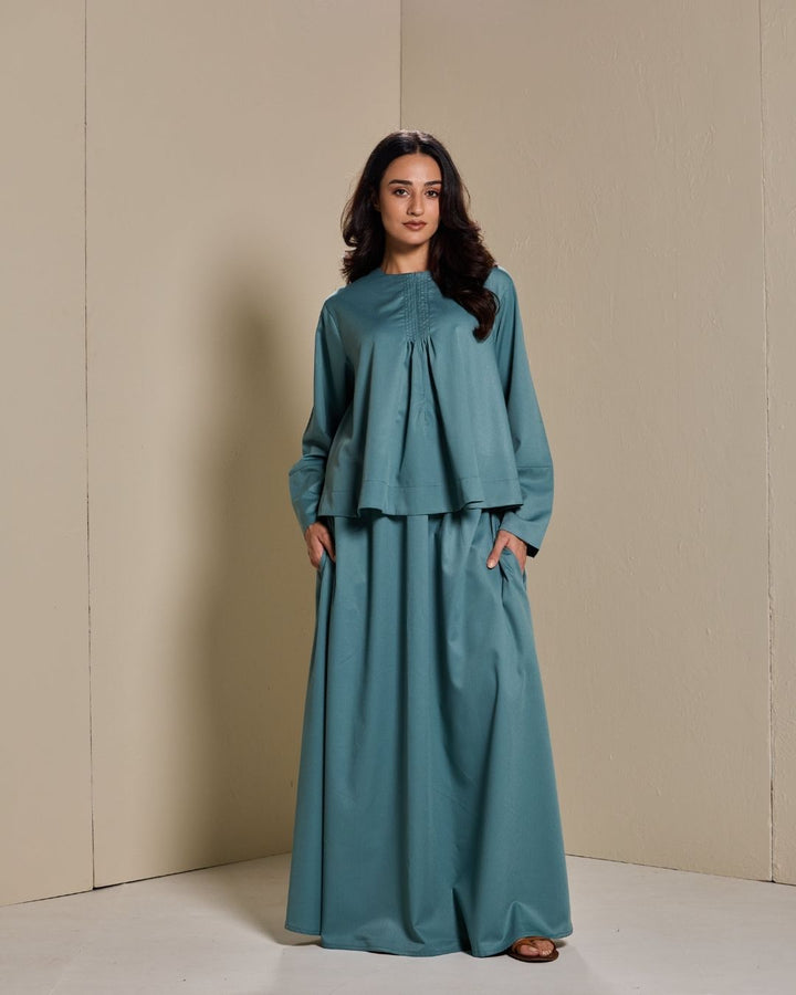 PO:Maya Skirt Set in Coastal Blue
