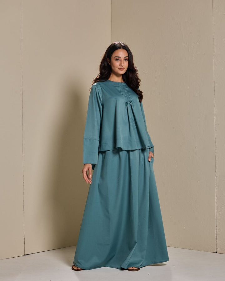 PO:Maya Skirt Set in Coastal Blue