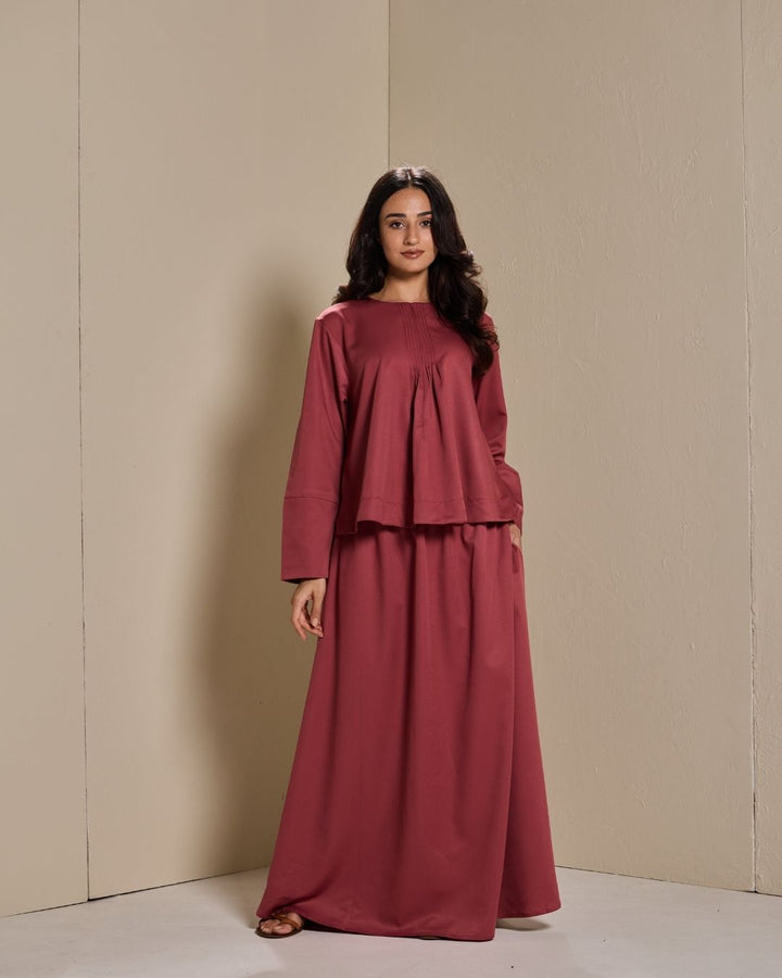 PO:Maya Skirt Set in Dusty Rose