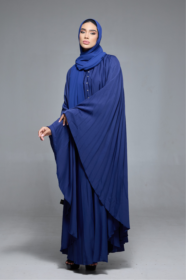 Delia Abaya in Navy