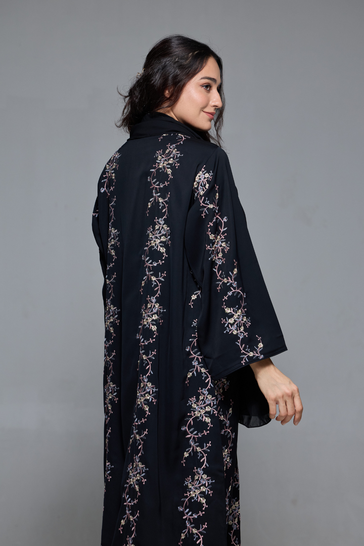 Luna Abaya in Black