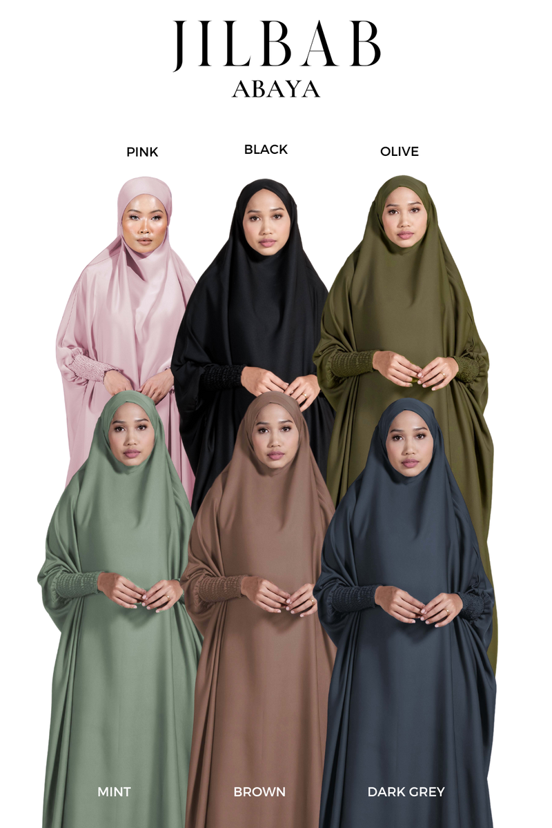 Jilbab Abaya V2 in Mint