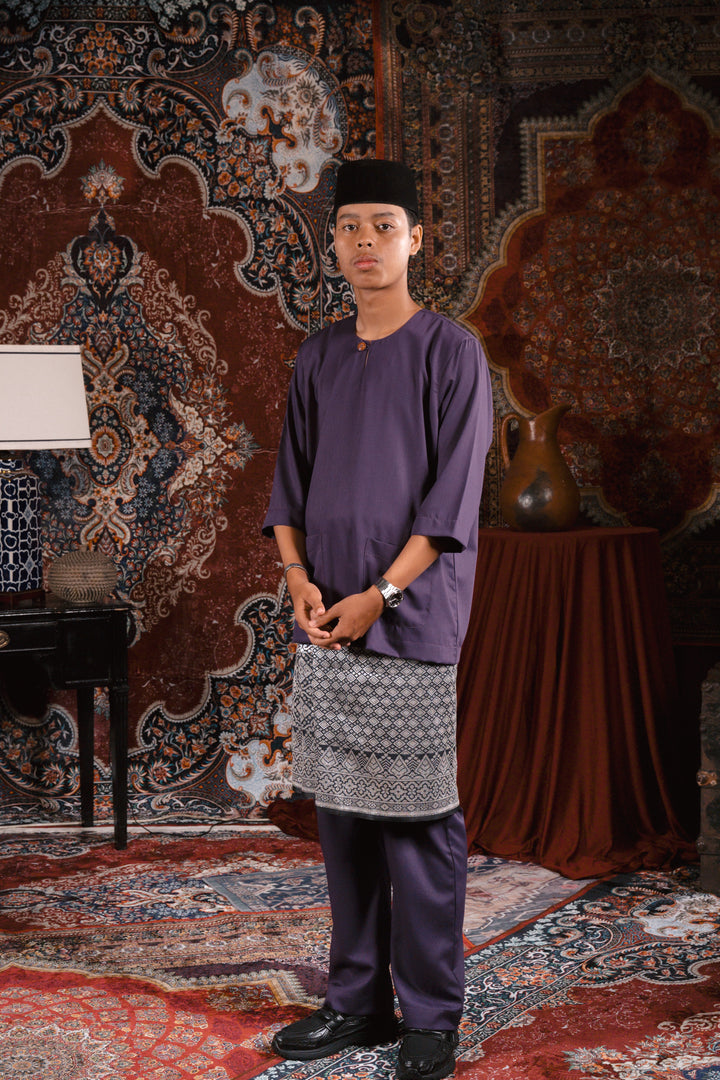 ARNA : Satria Baju Melayu in Bright Purple