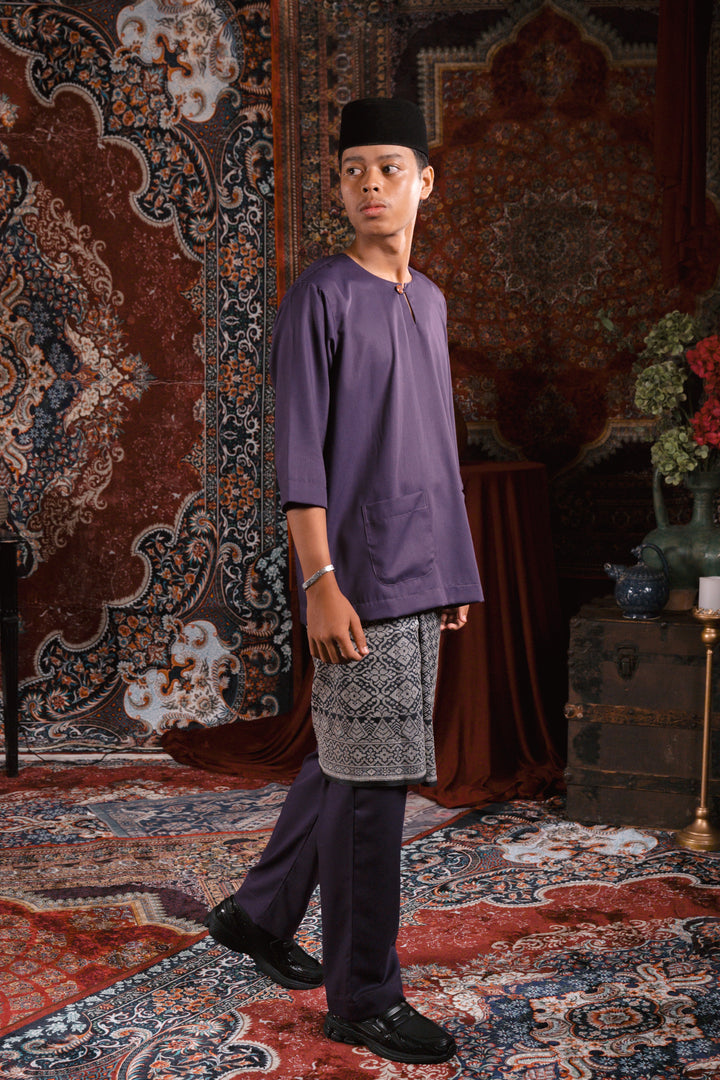 ARNA : Satria Baju Melayu in Bright Purple
