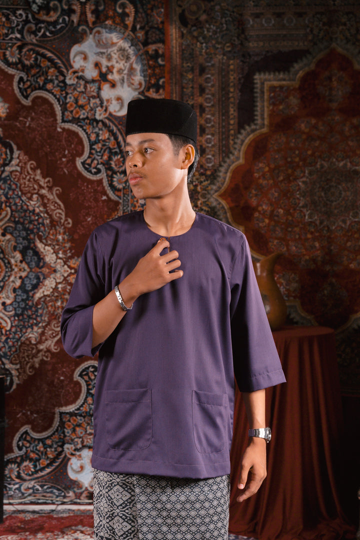 ARNA : Satria Baju Melayu in Bright Purple
